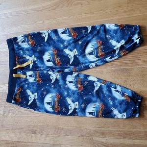 Harry Potter Hogwarts pajama bottoms L